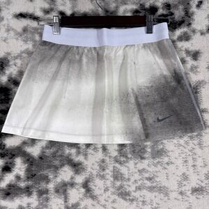 Nike Dri Fit Skirt Women's Size Small Athletic Tennis Golf Skort Gray Ombre